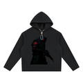BLACK TEAM AGENTS GSU CYBERPUNK ERA 2. Oversized Fleece Hoodie