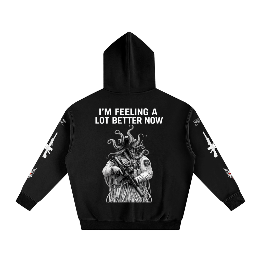 FEELING BETTER GSU ERA 2. Oversize Fleeced Hoodie
