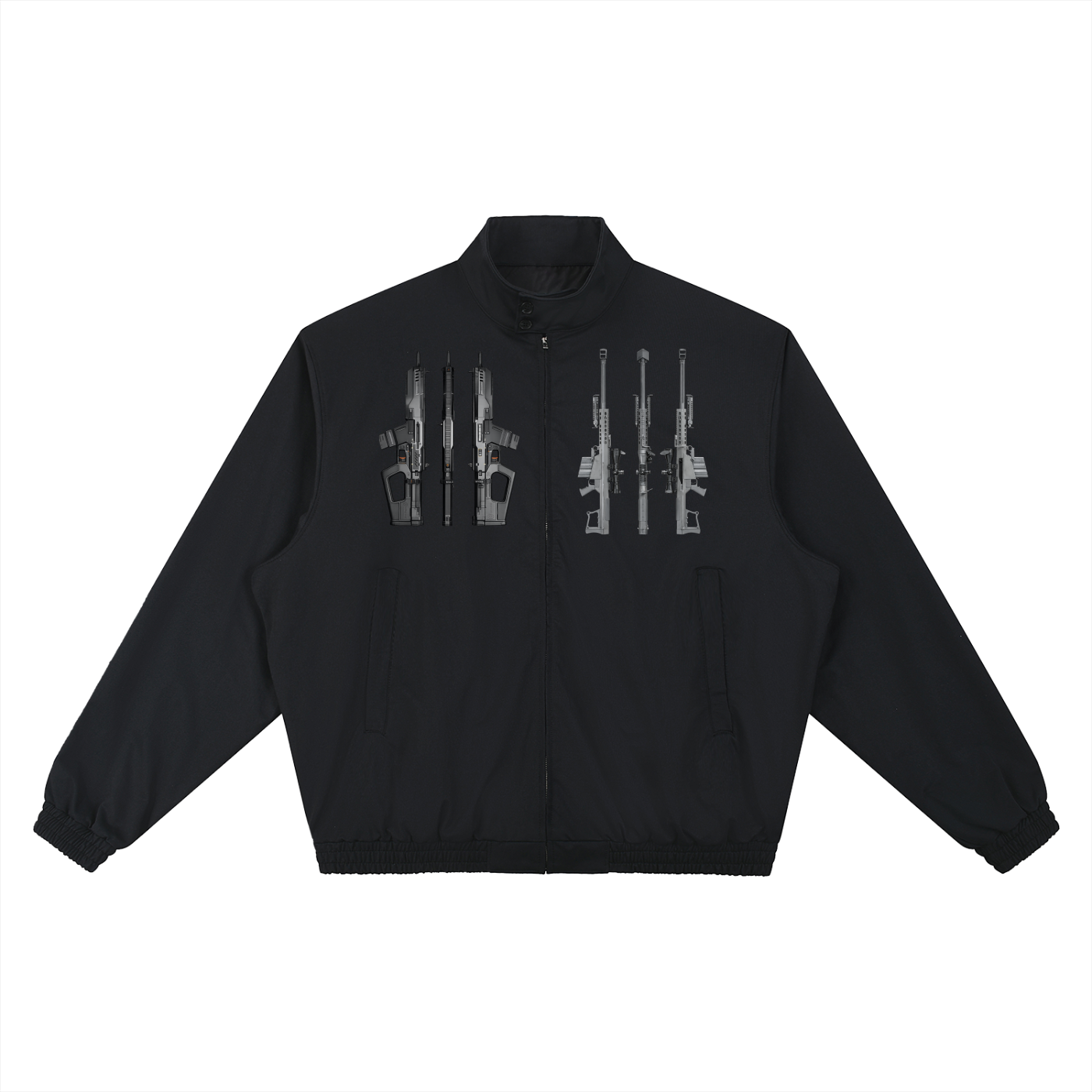 BLACK ARROW ERA 2- GUN NUT - Stand Collar Bomber Jacket