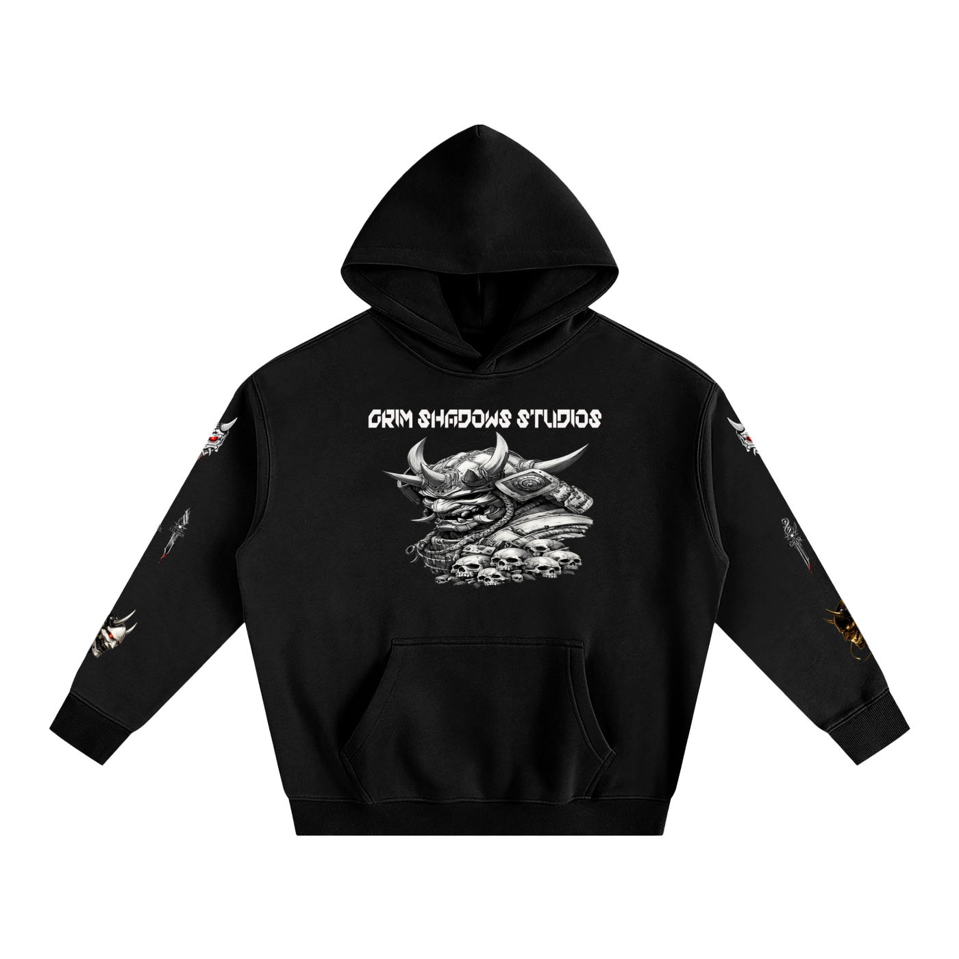UNDEAD HONOR GSU ERA 1. Oversize Fleeced Hoodie