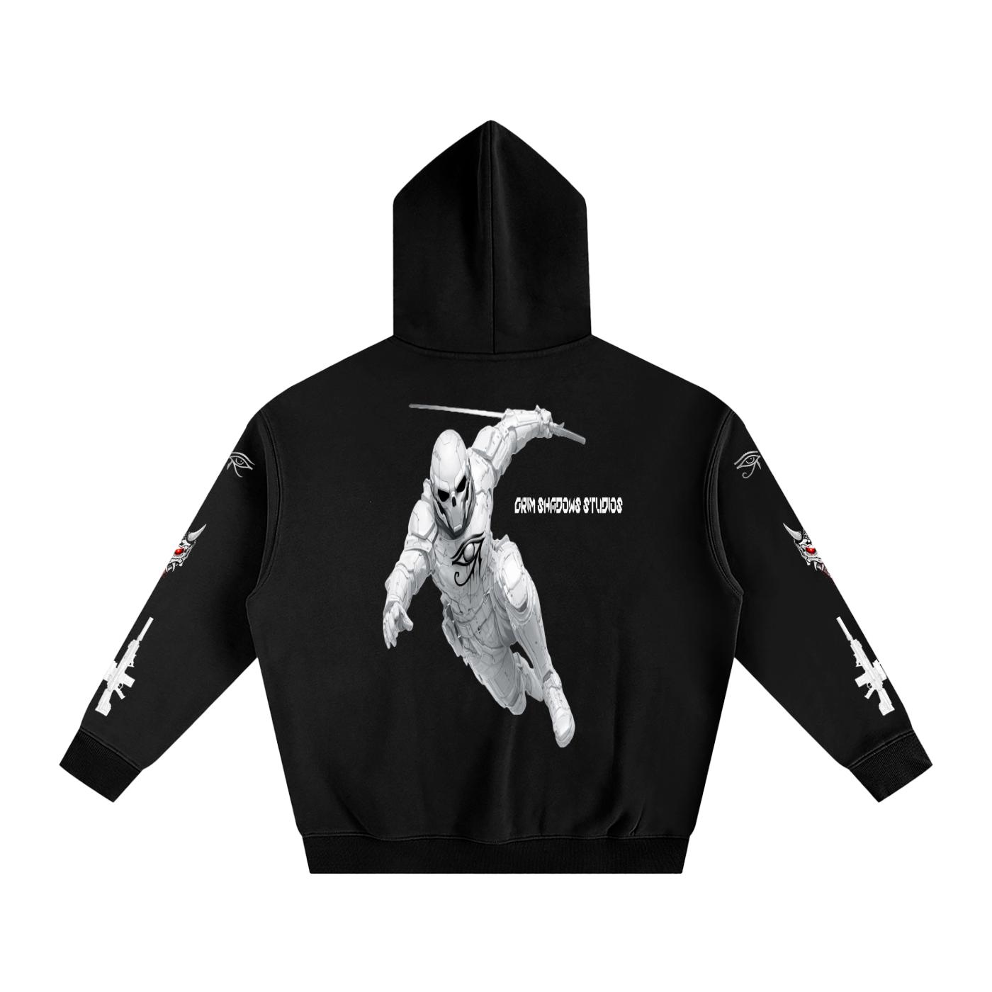 CODEX KNIGHT GSU ERA 3. Oversize Fleeced Hoodie