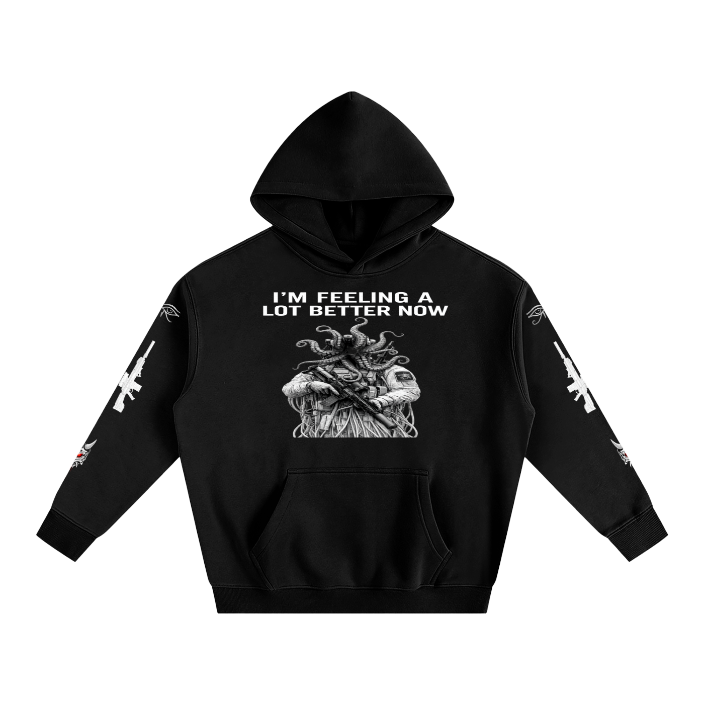 FEELING BETTER GSU ERA 2. Oversize Fleeced Hoodie