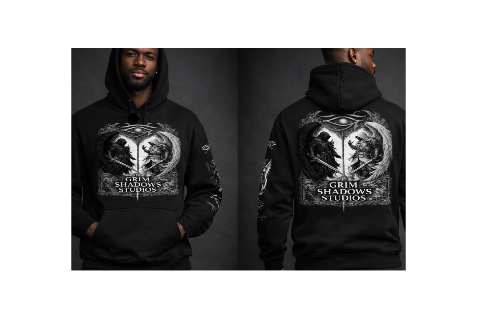 THE REALM WARS GSU ERA 1. Oversize Fleeced Hoodie