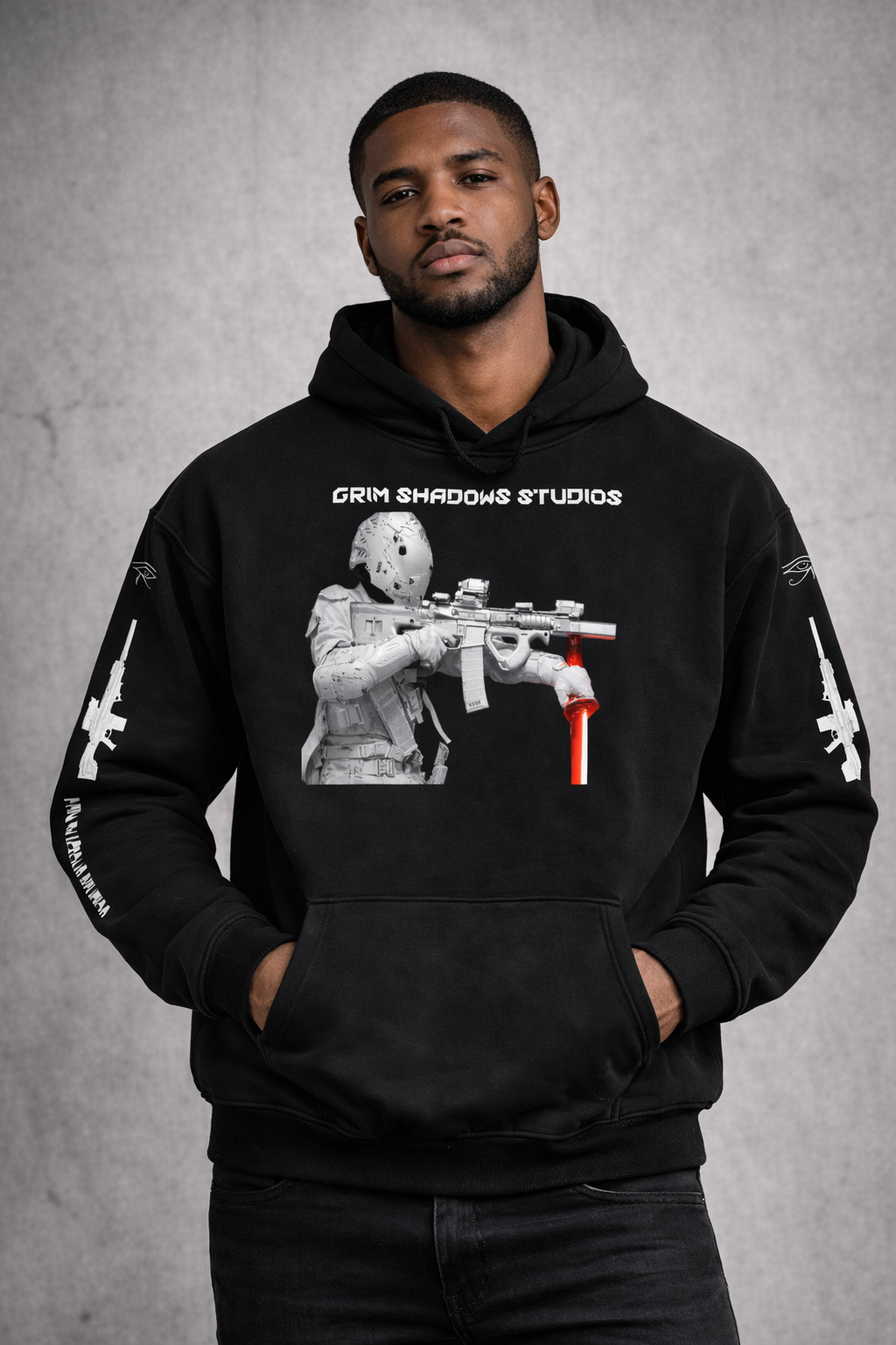 CORPORATE AGENT GSU ERA 2. Oversize Fleeced Hoodie