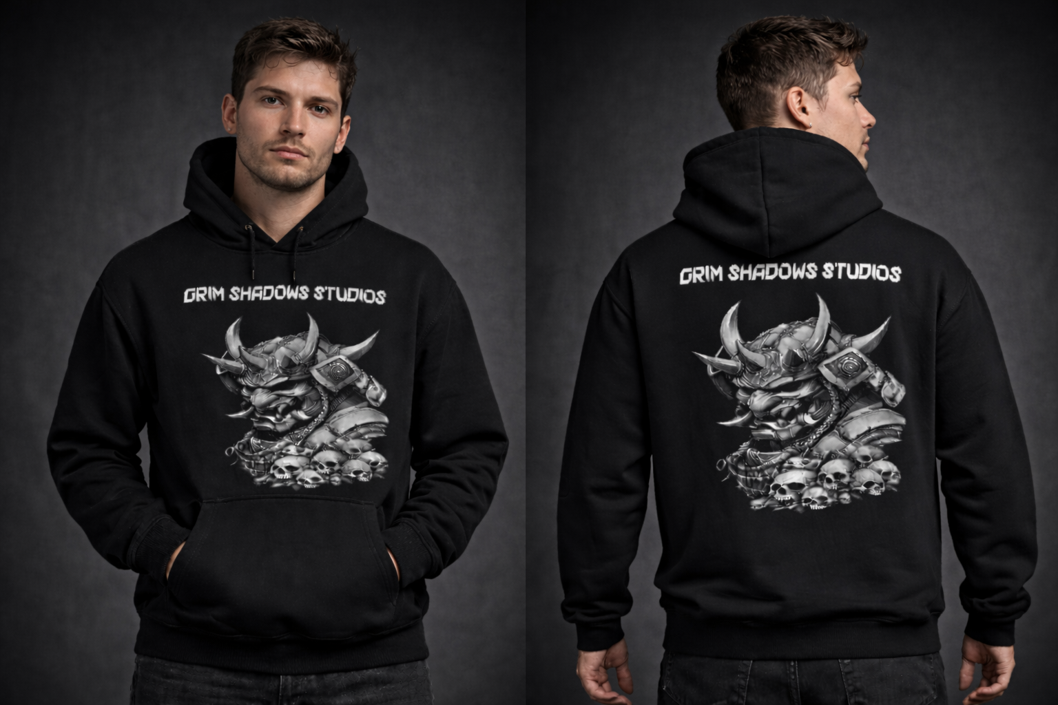 UNDEAD HONOR GSU ERA 1. Oversize Fleeced Hoodie