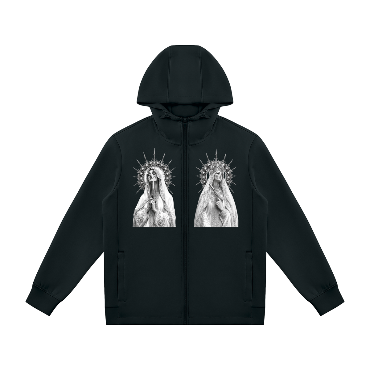 DREAMS OF SHADOWS - Unisex Regular Fit Full Zip Hoodie