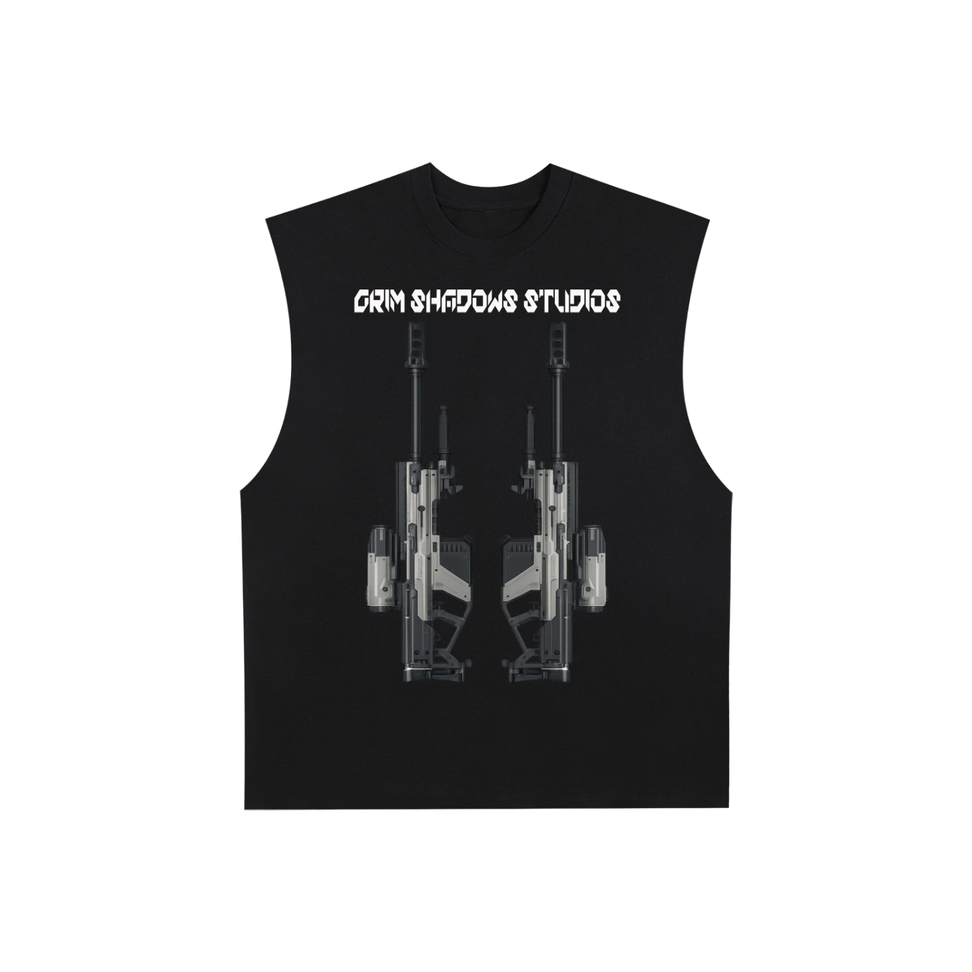 Raw Edge Cotton Tank Top- ONI SNIPER RIFLE 1 GSU ERA 2/3