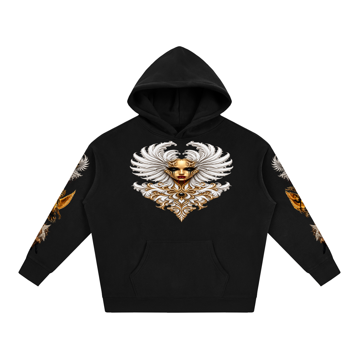 REAPER QUEEN - Oversize Fleeced Hoodie