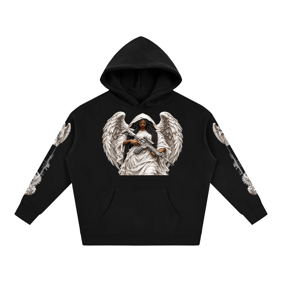 ANGELS WITH AMMO - Oversize Fleeced Hoodie