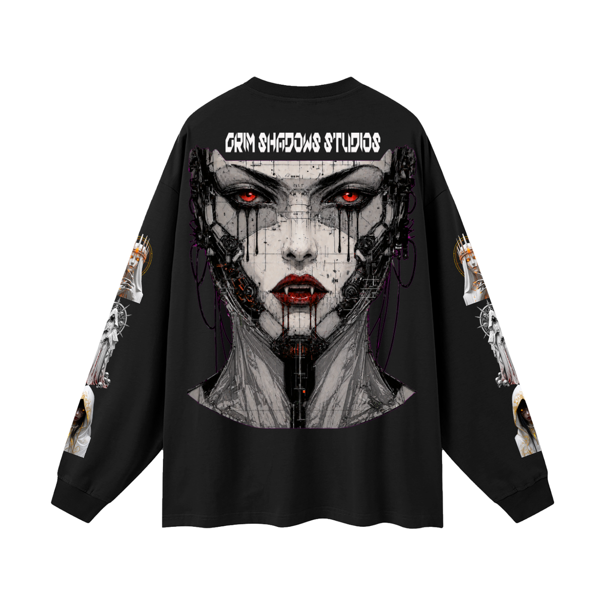 VAMPIRE 2175 -Oversized Unisex Long Sleeve T-Shirt