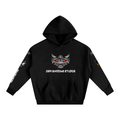 CYBER ONI GSU ERA 2. Oversize Fleeced Hoodie