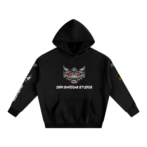 CYBER ONI - Oversize Fleeced Hoodie