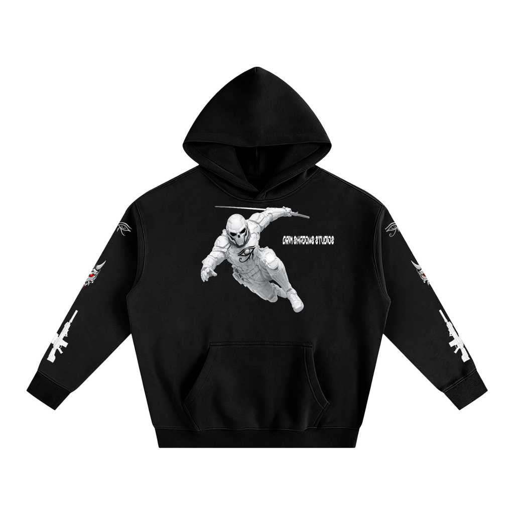 CODEX KNIGHT GSU ERA 3. Oversize Fleeced Hoodie