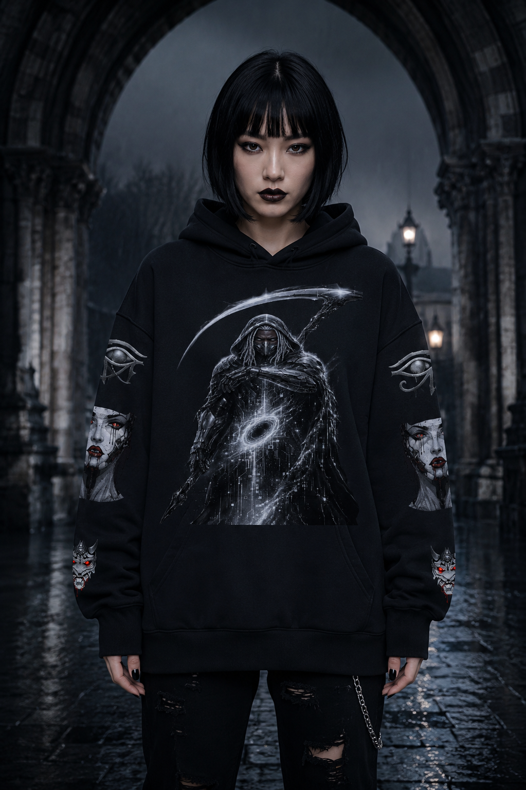 SHADOWFALLER - ERA 1 - Oversize Fleeced Hoodie