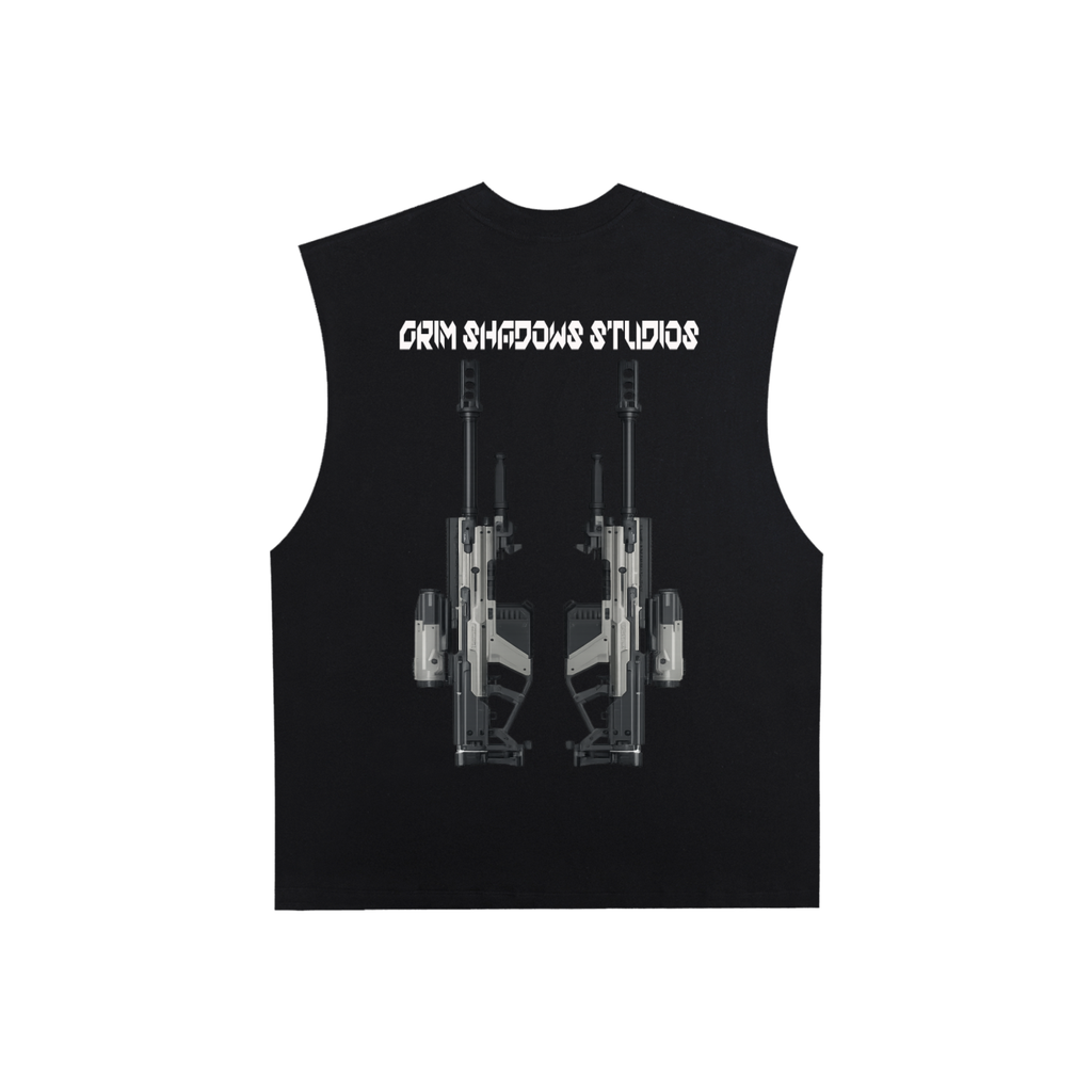 Raw Edge Cotton Tank Top- ONI SNIPER RIFLE 1 GSU ERA 2/3