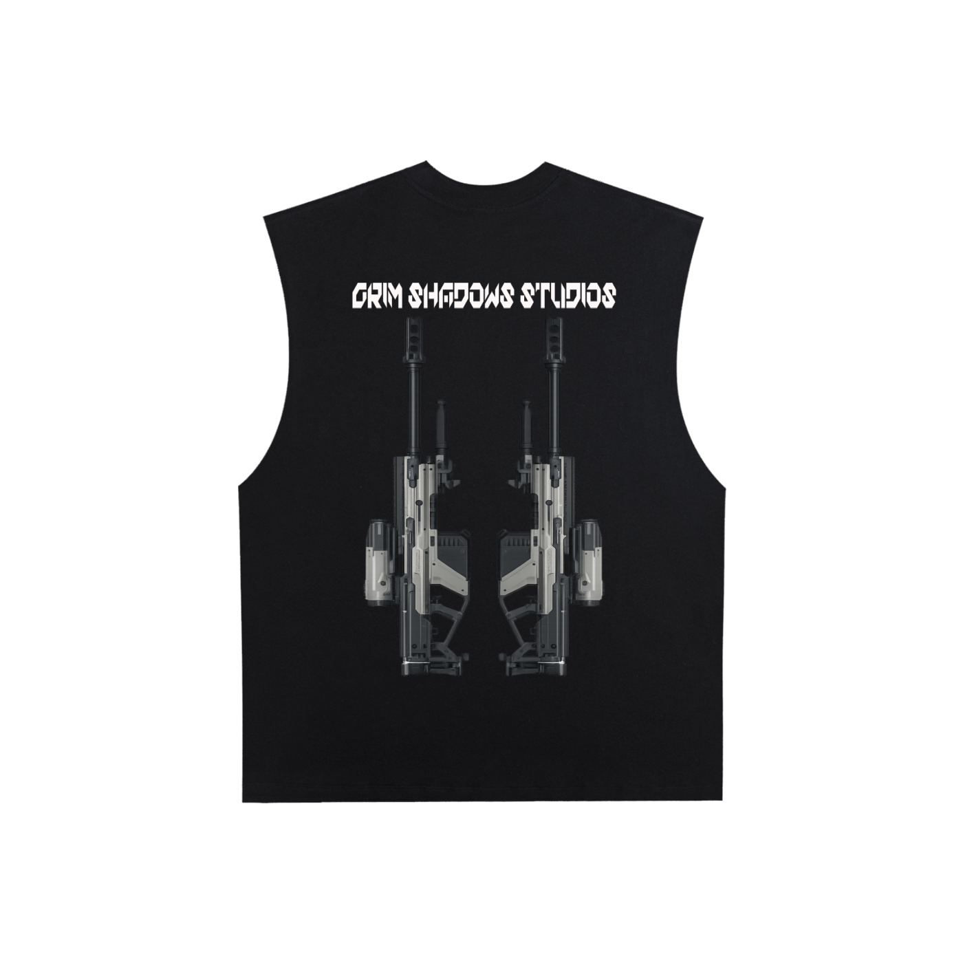 Raw Edge Cotton Tank Top- ONI SNIPER RIFLE 1 GSU ERA 2/3