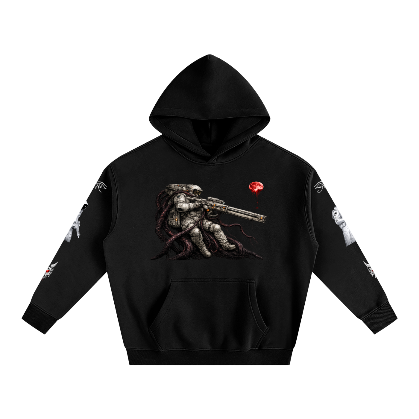 VOID EXPLORER GSU ERA2. Oversize Fleeced Hoodie