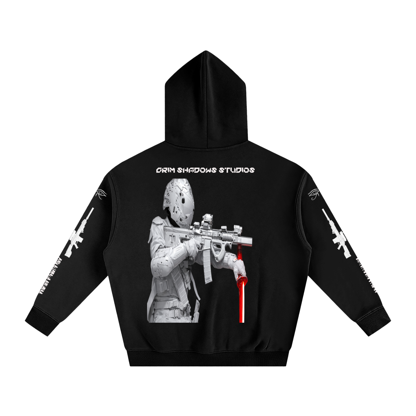 CORPORATE AGENT GSU ERA 2. Oversize Fleeced Hoodie