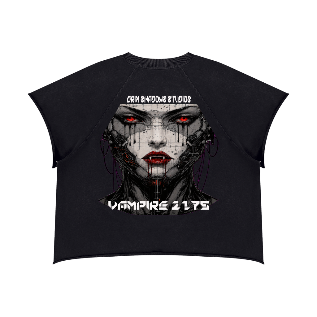 VAMPIRE 2175 - GSU ERA 2 - Unisex Vintage Wash Raw Edge Boxy T-Shirt
