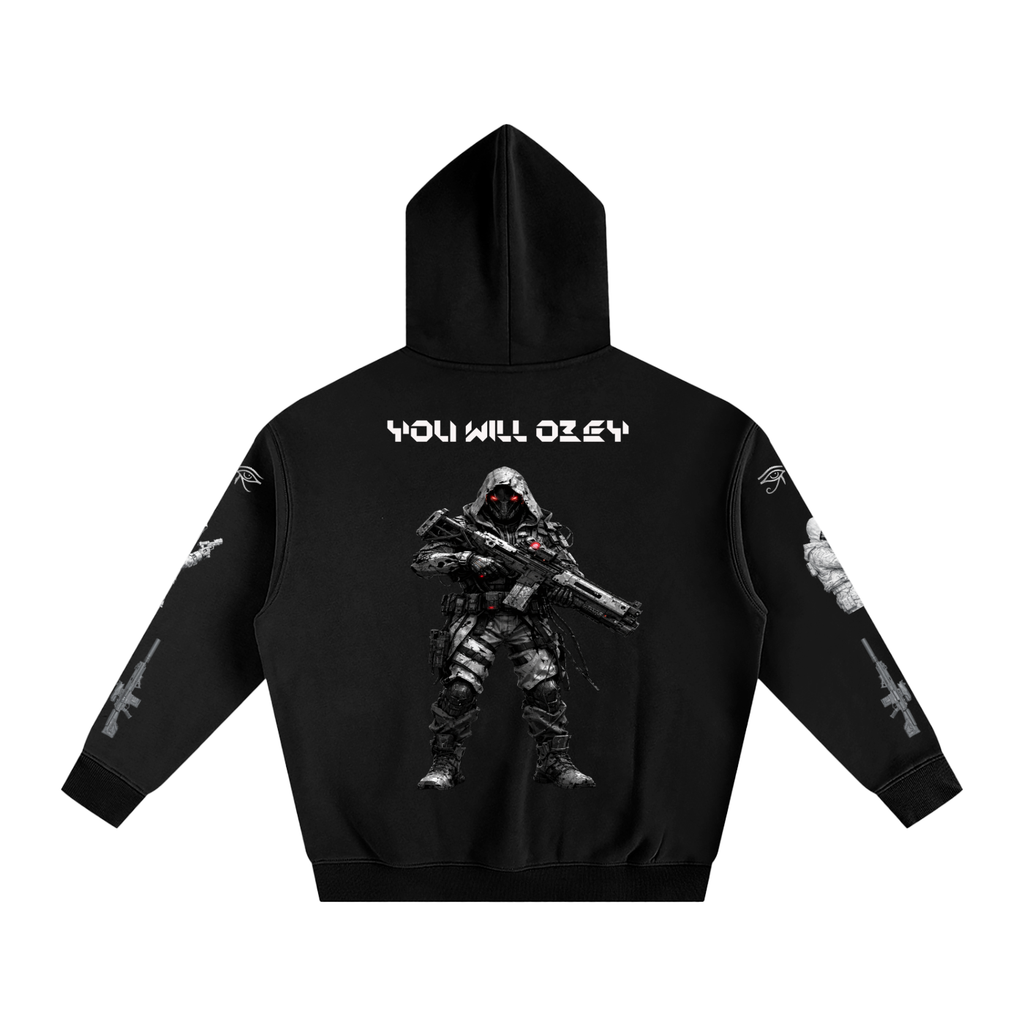 YOU WILL OBEY GSU ERA 2 & 3. Oversize Fleeced Hoodie