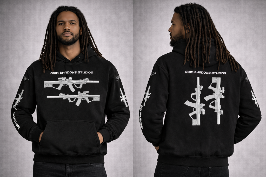 BLACK ARROW ARMS #1 GSU ERA 2. Oversize Fleeced Hoodie