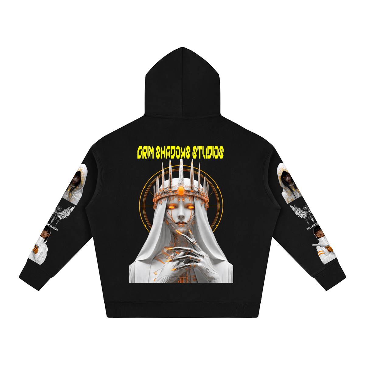 DIGITAL ICE QUEEN - Oversize Fleeced Hoodie