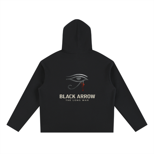 BLACK TEAM AGENTS GSU CYBERPUNK ERA 2. Oversized Fleece Hoodie