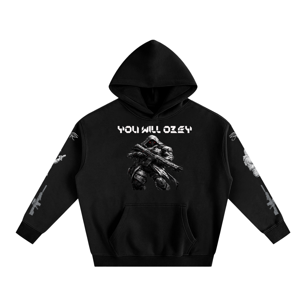 YOU WILL OBEY GSU ERA 2 & 3. Oversize Fleeced Hoodie