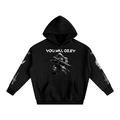 YOU WILL OBEY GSU ERA 2 & 3. Oversize Fleeced Hoodie