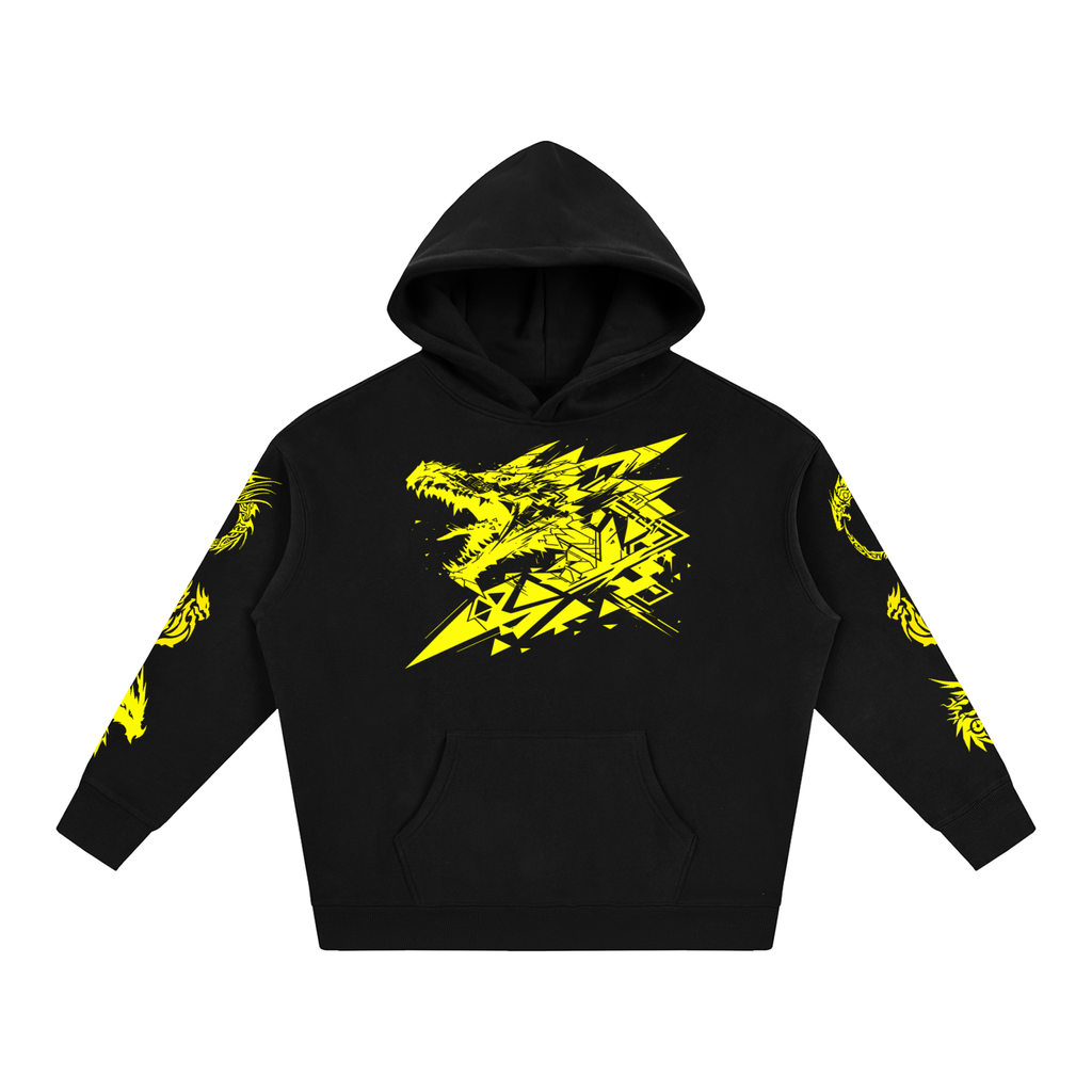 GOTHIC DRAGONS - Oversize Fleeced Hoodie