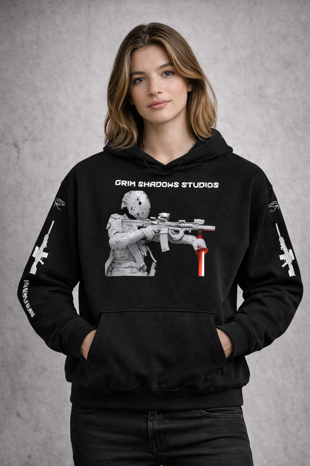 CORPORATE AGENT GSU ERA 2. Oversize Fleeced Hoodie
