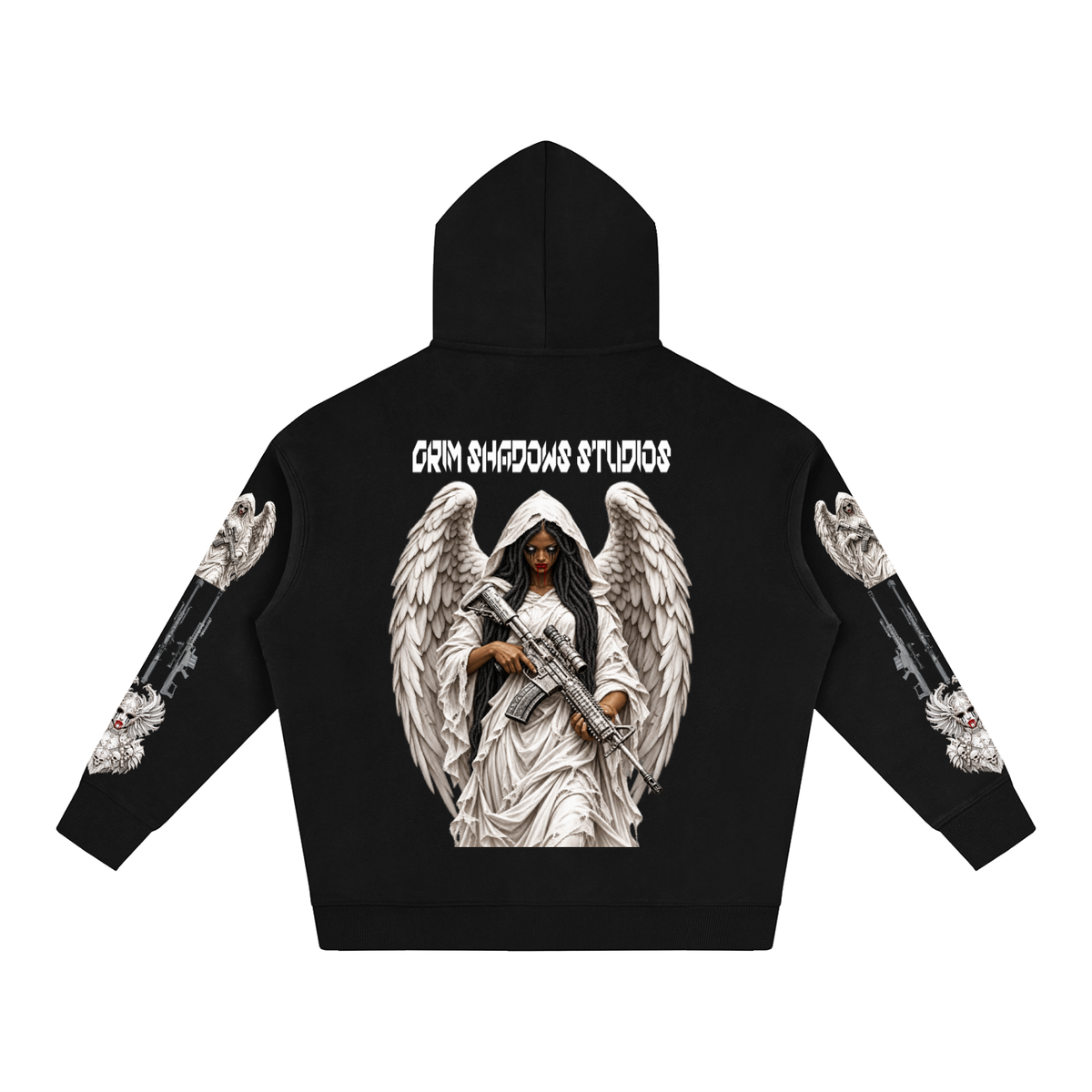 ANGELS WITH AMMO - Oversize Fleeced Hoodie