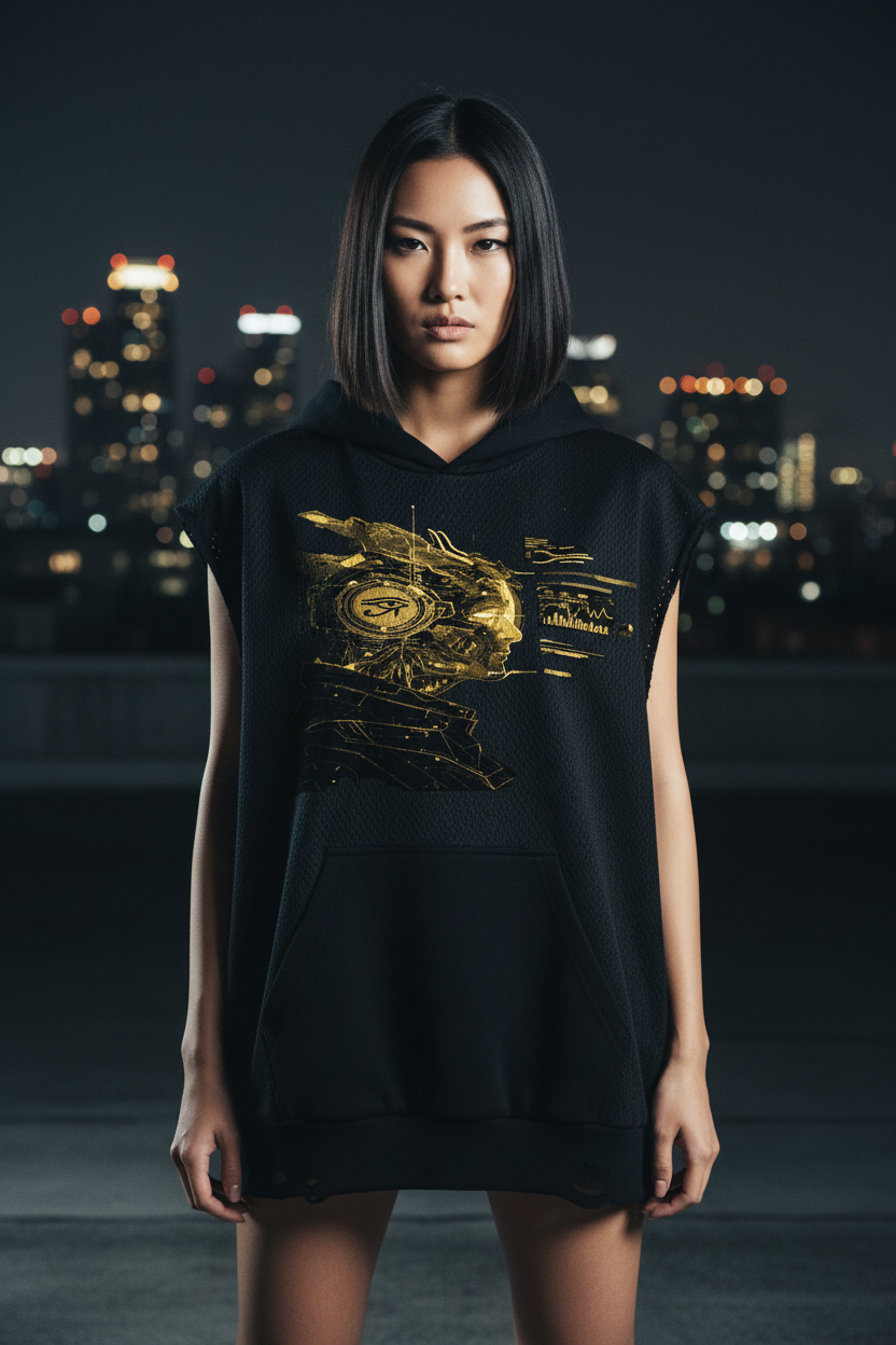 Asian Female - City Rooftop