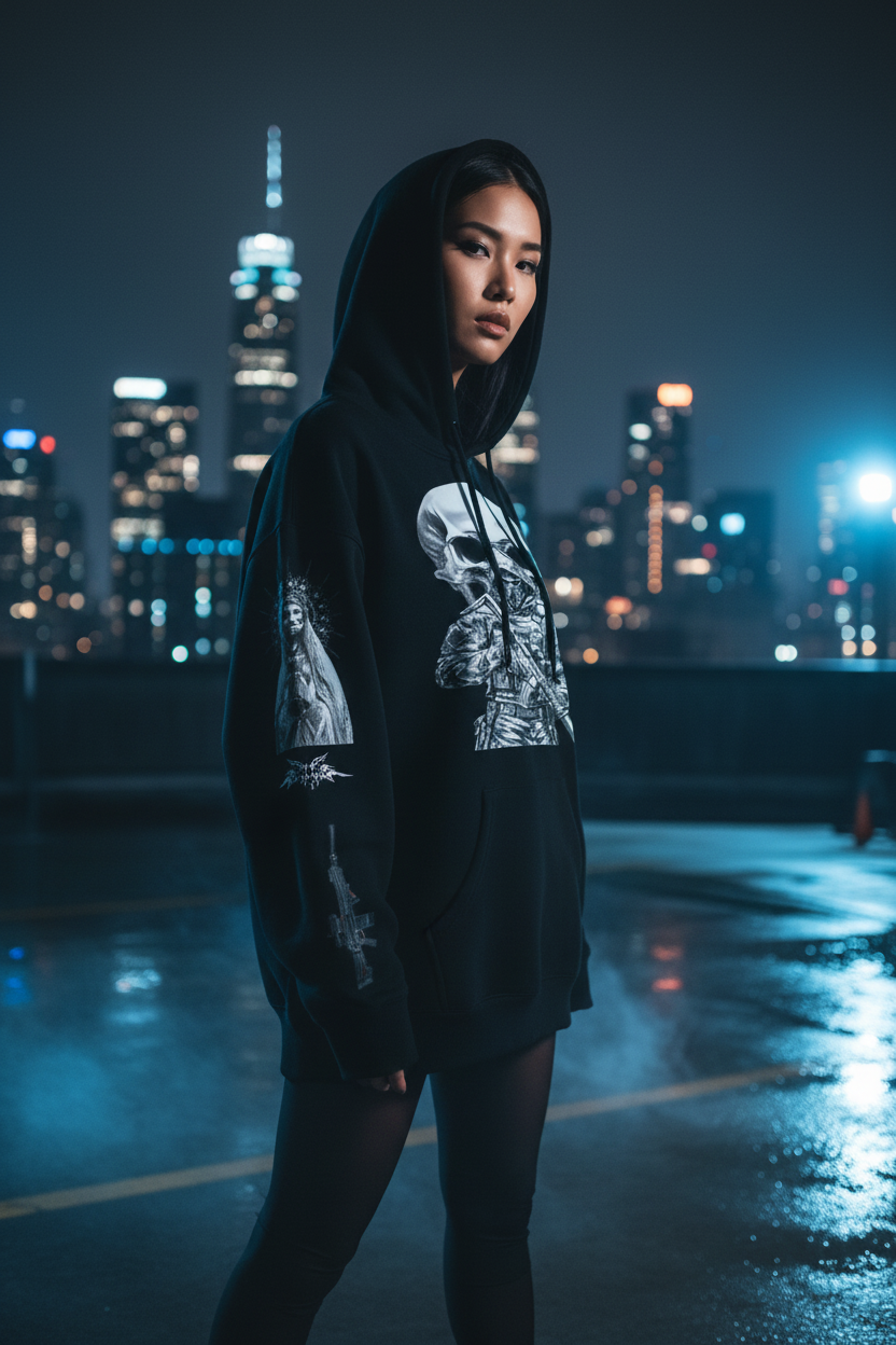 Asian Female - City Rooftop