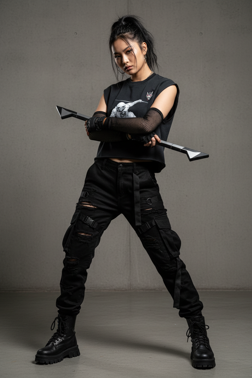 Asian female model
