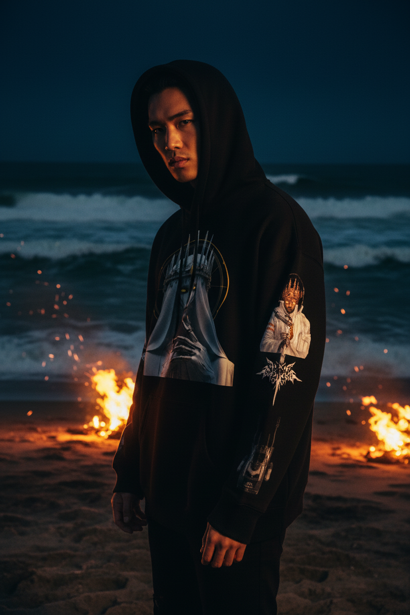 Asian Male - Beach Night
