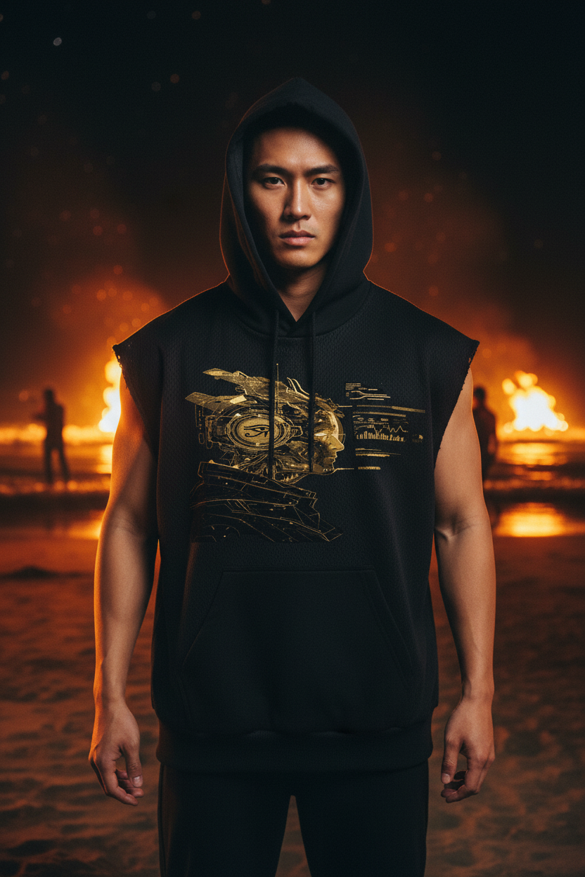 Asian Male - Beach Night