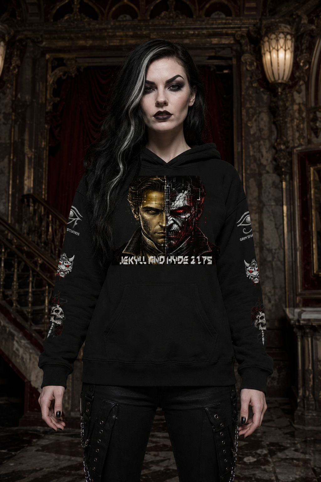 JEKYLL AND HYDE 2175 - Oversize Fleeced Hoodie