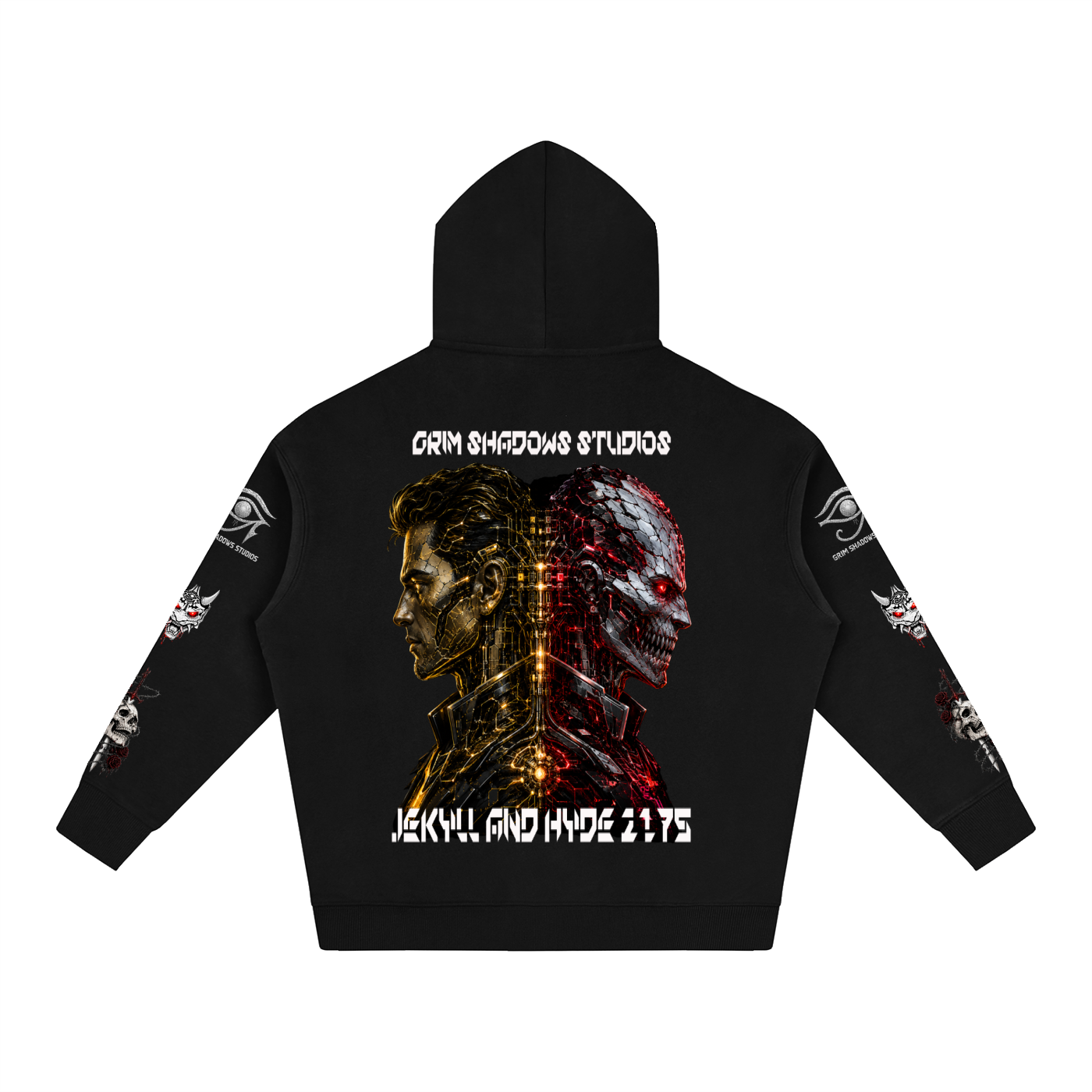 JEKYLL AND HYDE 2175 - GSU 2 - Oversize Fleeced Hoodie