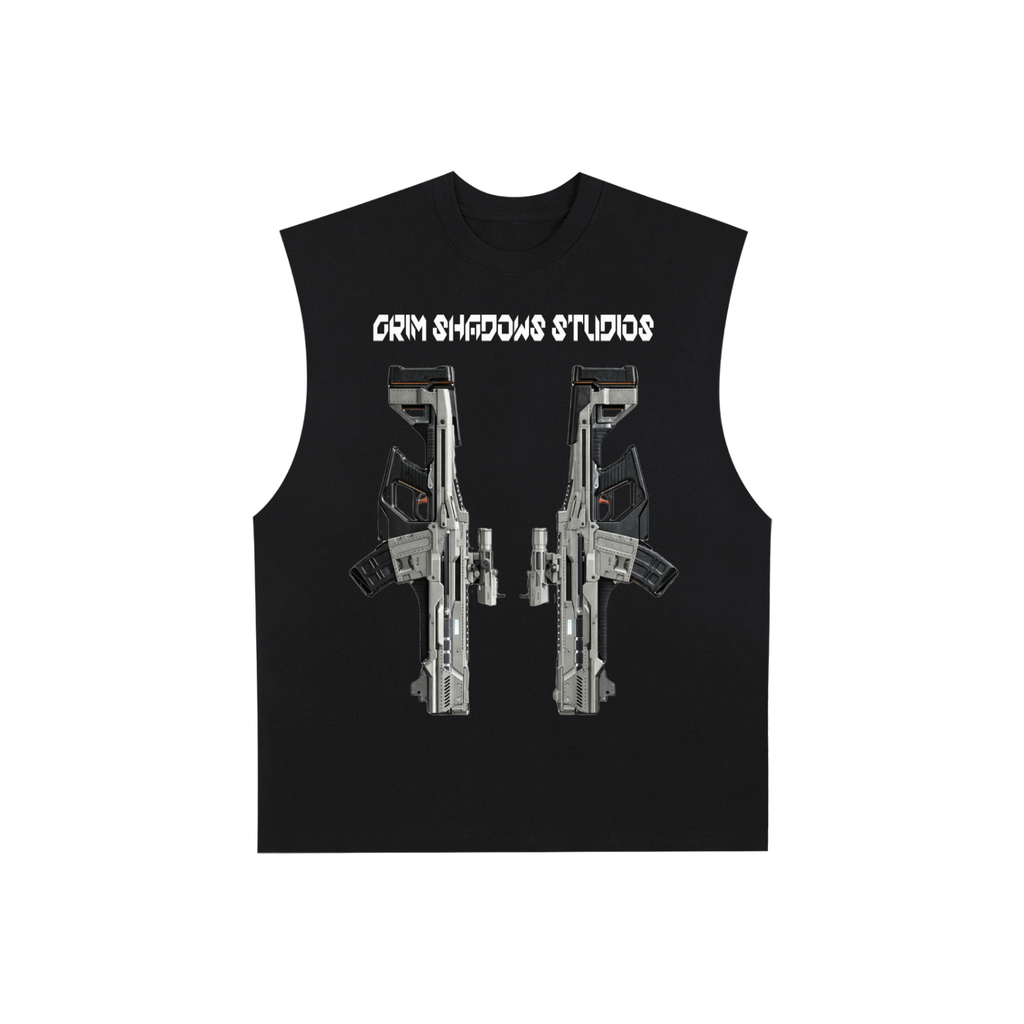Raw Edge Cotton Tank Top- ARMS 4 GSU ERA 2/3