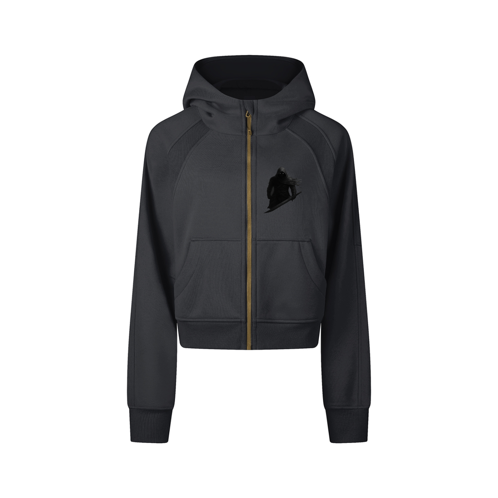 KANE GSU ERA1. Cropped Zip-Through Hoodie