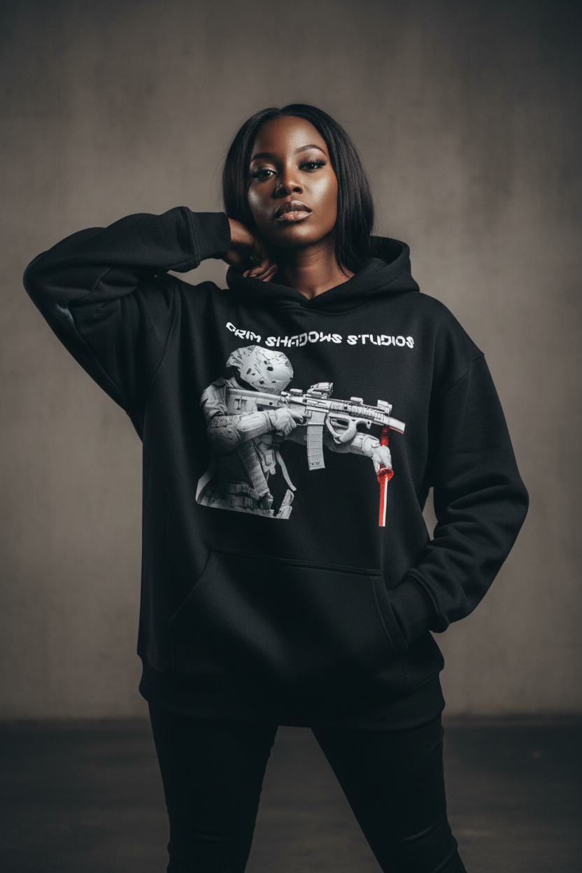 Black female model