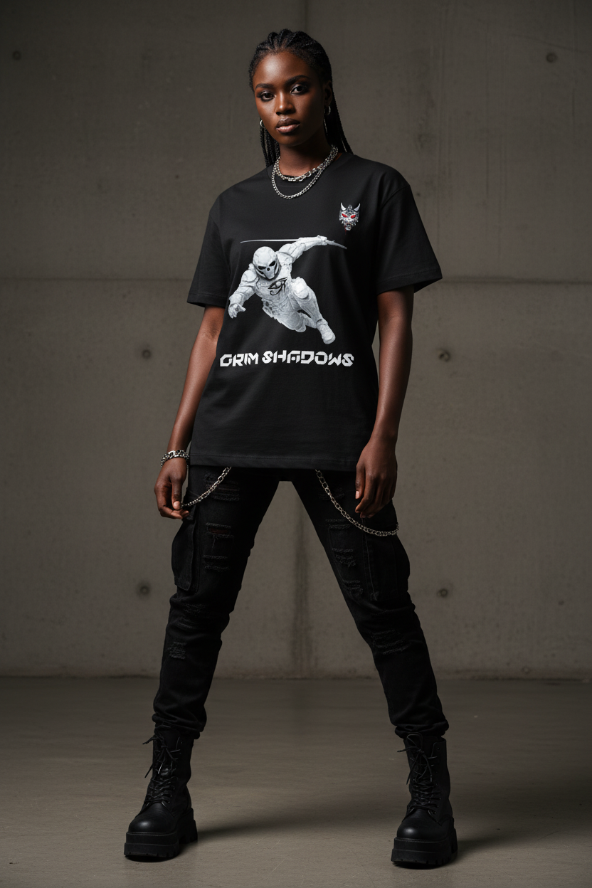 Black female model