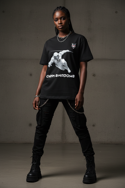 Black female model