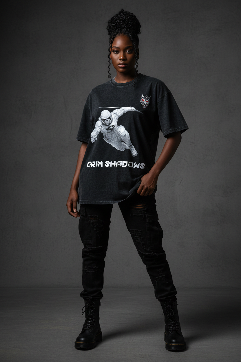 Black female model