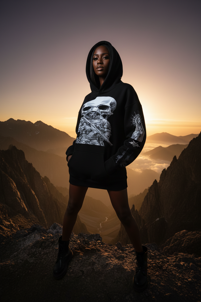 Black Female - Mountains
