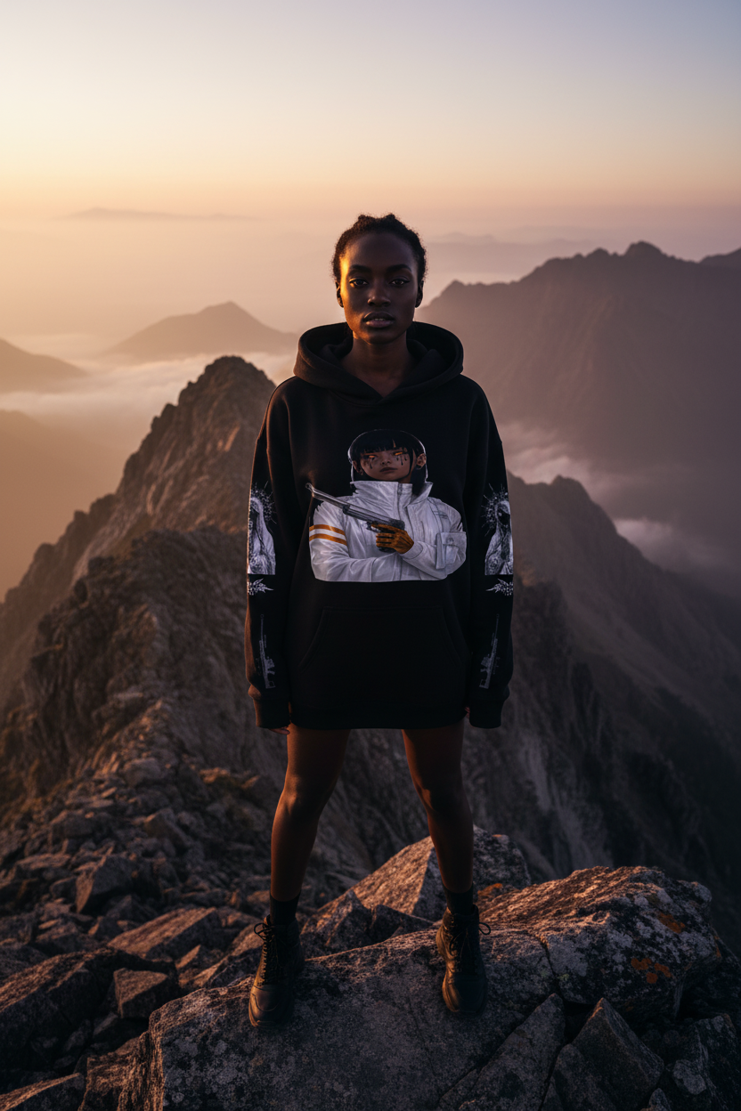 Black Female - Mountains
