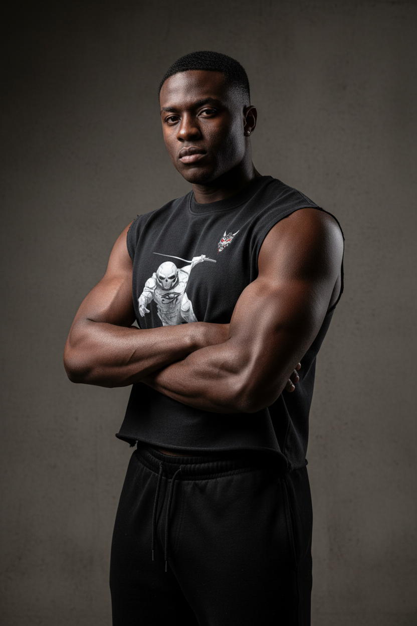 Black male model