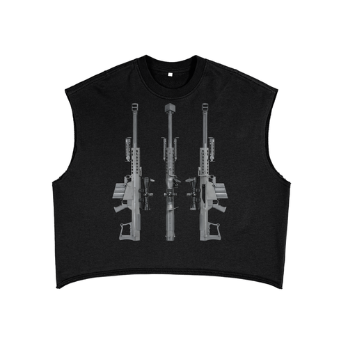 BLACK ARROW ARMS 3 GSU ERA 2. French Terry Boxy Tank Top