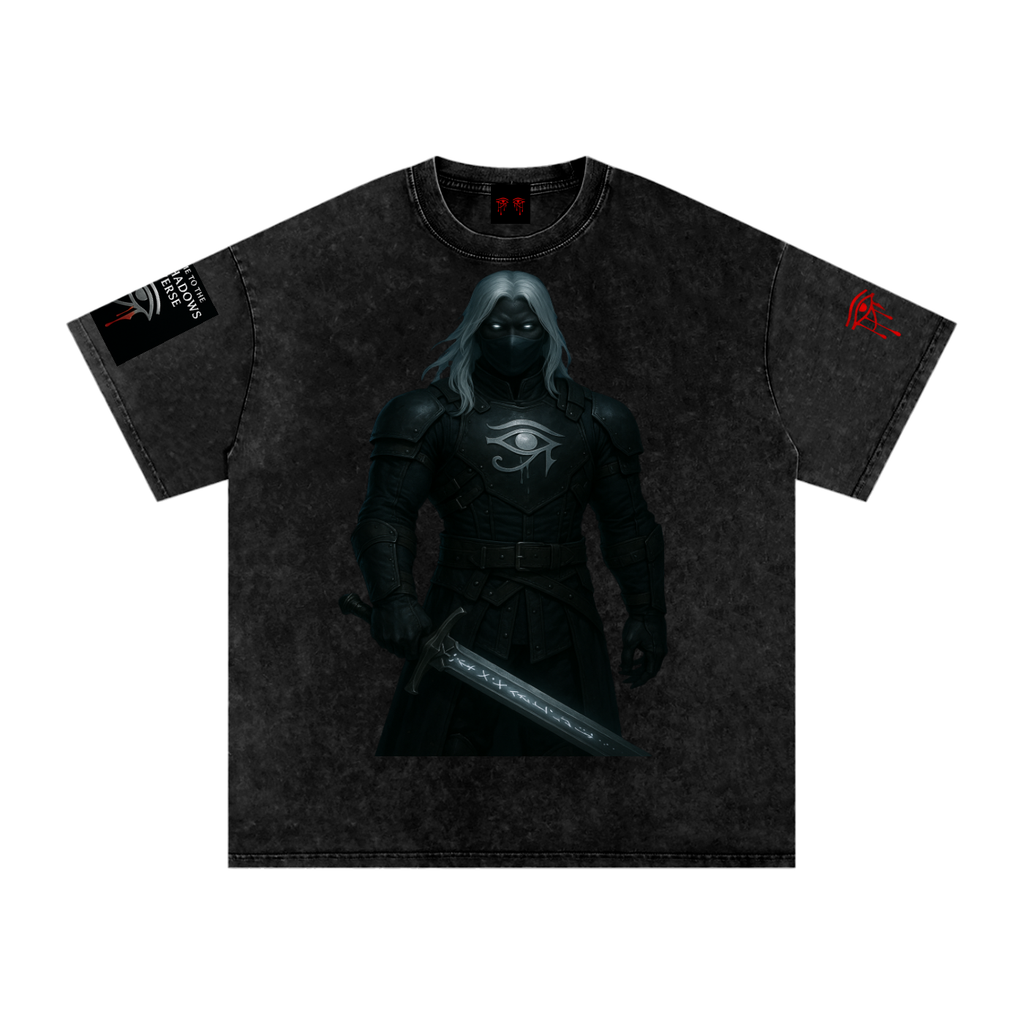 STARFALLER GSU ERA 1. Snow Washed Oversized Cotton T-Shirt